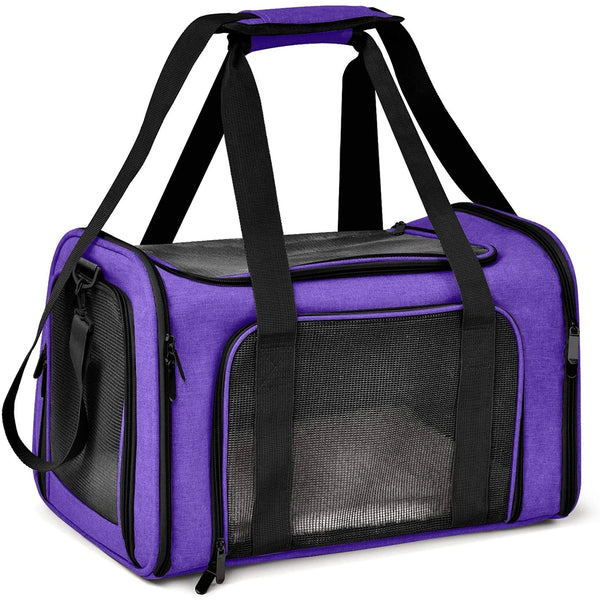 Cat Carrier Pet Dog Carrier Dog Backpack Pet Cat Transport Bag Dog Travel Bags Airline Approved Carrier for Small Dogs Cats