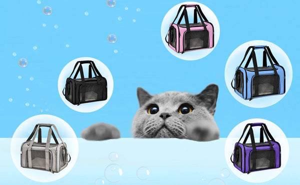 Cat Carrier Pet Dog Carrier Dog Backpack Pet Cat Transport Bag Dog Travel Bags Airline Approved Carrier for Small Dogs Cats