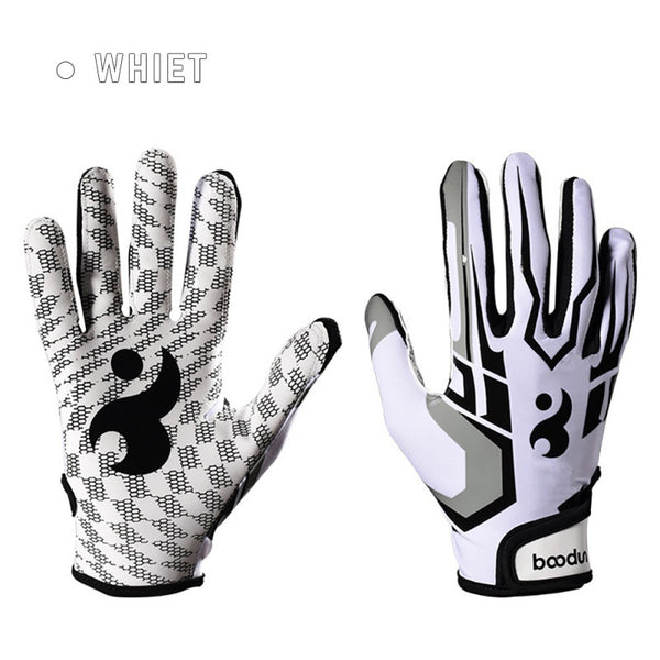 Adults Profession Sports Gloves Breathable Anti-slip American Football Baseball Gloves Full Finger Adjustable Wristband Gloves