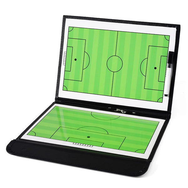 53cm Coaches Board Football Tactical Board Foldable Tactical Folder Portable Magnetic Training Soccer Practice Board