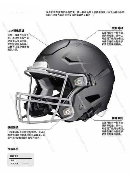 American Football Helmet Adult Football Helmet New NFL Helmet