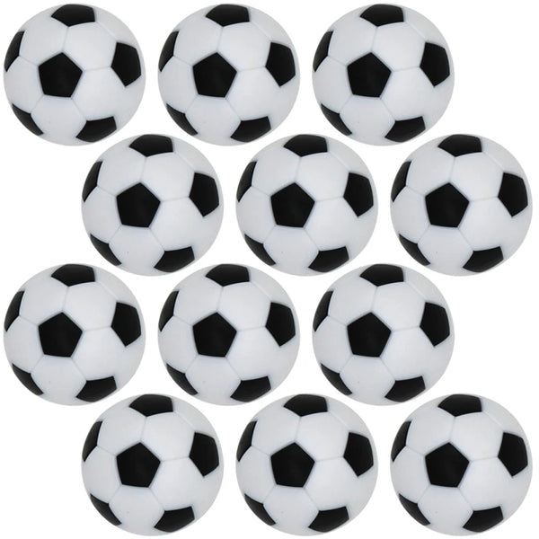 12pcs Mini Foosball Balls Table Foosball Soccer Replacement Footballs Table Soccer Balls