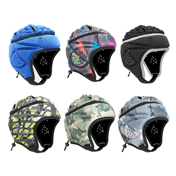 Child's Rugby Soccer Helmet Baby Head Protector Protection American Football Goalkeeper Cover Equipment Bicycle Cycling Safety