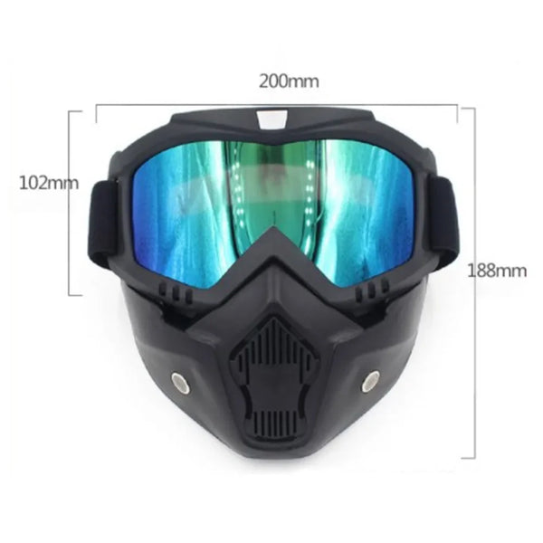 SPORTFUNSF Men Women Ski Snowboard Mask Snowmobile Skiing Goggles Windproof Motocross Safe Protective Glasses Sunglasses With Mo