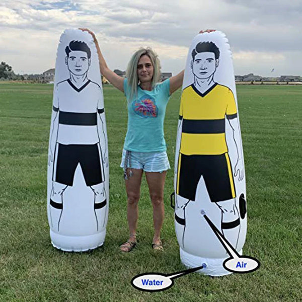 70 Inch White American Football Tackling Dummy Inflatable Football Dummy Goalkeeper mannequin inflatable football keeper dummy