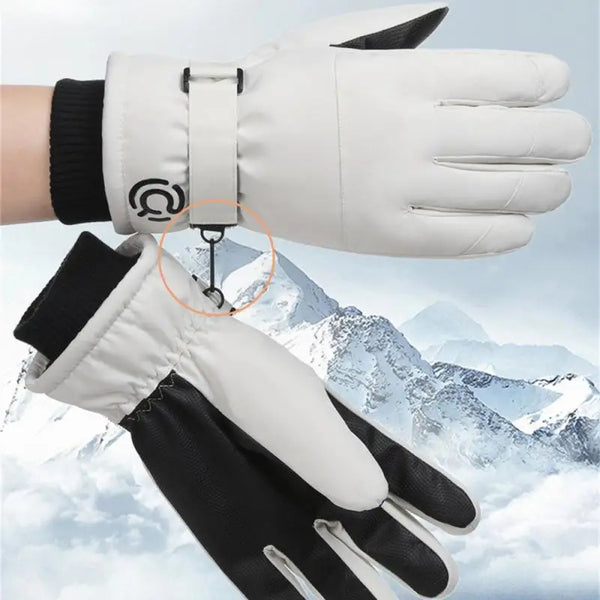 Ski Gloves Winter Warm Outdoor Sport Snowboard Snowmobile Cycling Skiing Gloves Men Women Kids Waterproof Non-slip Touch Screen