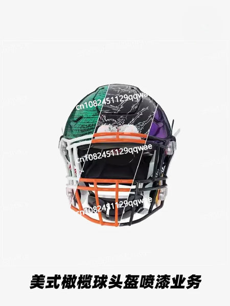 American Football Helmet Spray Paint Business Multi-color Optional Glossy Matte Optional