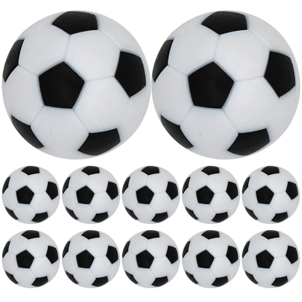 12pcs Mini Foosball Balls Table Foosball Soccer Replacement Footballs Table Soccer Balls