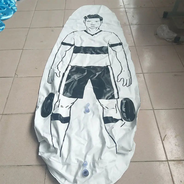 70 Inch White American Football Tackling Dummy Inflatable Football Dummy Goalkeeper mannequin inflatable football keeper dummy