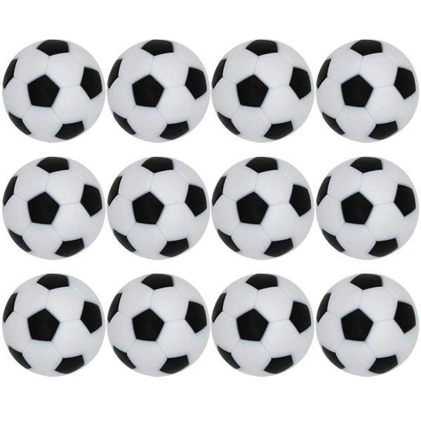 12pcs Mini Foosball Balls Table Foosball Soccer Replacement Footballs Table Soccer Balls