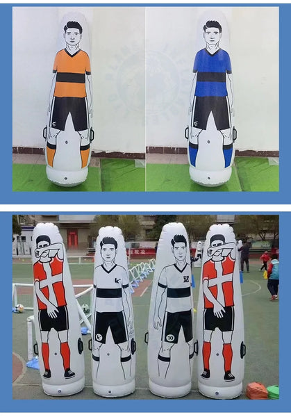 70 Inch White American Football Tackling Dummy Inflatable Football Dummy Goalkeeper mannequin inflatable football keeper dummy