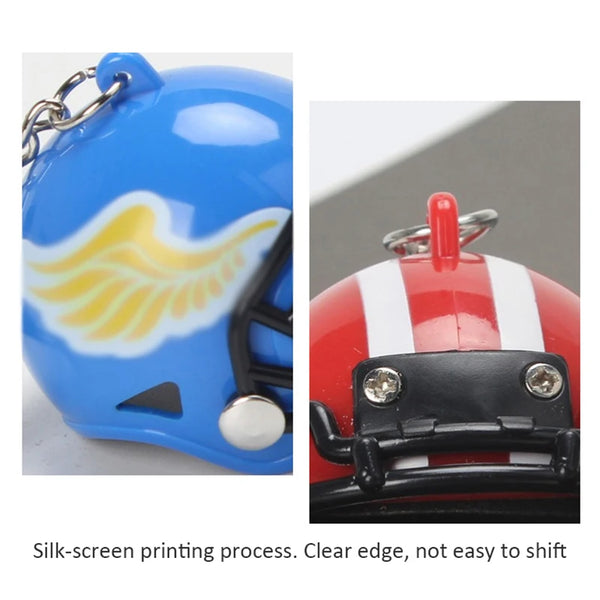 Rugby Helmet Keychain American Football Helmet Pendant Key Ring Sports Party Rewards Rugby Charm Gift Football Team Souvenirs