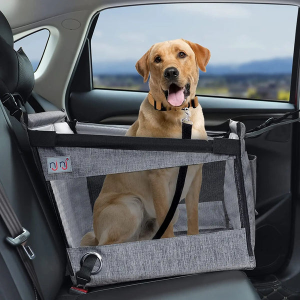 Car Pet Seat Stable Carriers Dog Accessories Safe Portable Puppy Travel Baskets Mesh Protector Waterproof Outdoor Pet Supplies