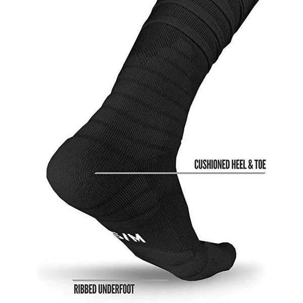 2 Pieces Football Socks for Men Women Adults Pile Socks American Football Extra Long Stockings Outdoor Sports Accessories