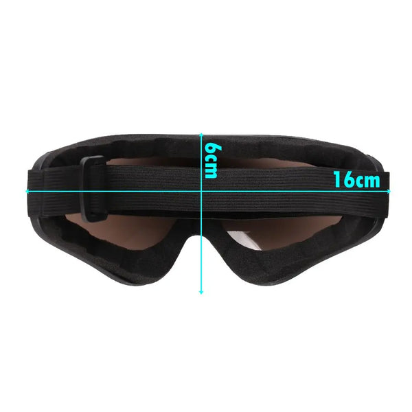 Winter Windproof Eyewear Glasses Dustproof Moto Cycling Lens Frame Ski Goggles Outdoor Sports Snowboard Transparent Glasses