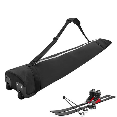 Ski Board Bag Snowboarding Storage Backpack With Wheels Oxford Cloth Large Capacity For Outdoor Sports Accessories 194 x 32cm