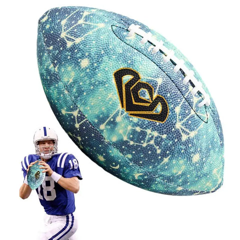 Lighted Football Super Grip Luminous Footballs Size 6/9 American Football Waterproof PU Leather Sport Football For Pool Beach