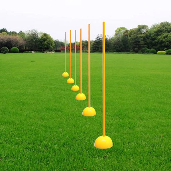 Training Marker Football Sign Pole Agility Marker Drop Resistant Obstacle Bar for Basketball Soccer Training Sports Outdoor