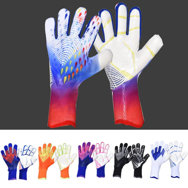 Professional Latex Football Gloves Soccer Ball Goalkeeper Gloves Kids Adults Thickened Football Goalie Children Protection Glove