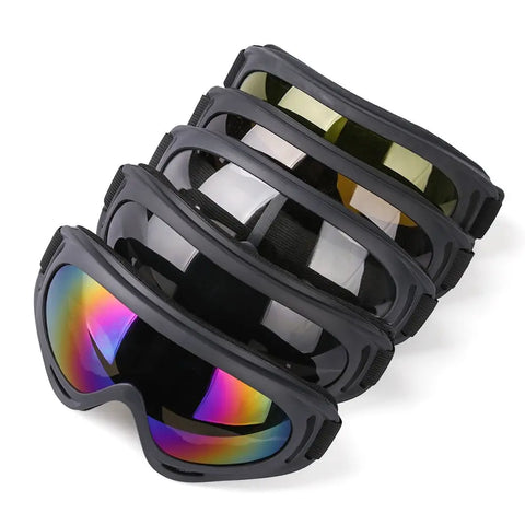 Winter Windproof Eyewear Glasses Dustproof Moto Cycling Lens Frame Ski Goggles Outdoor Sports Snowboard Transparent Glasses