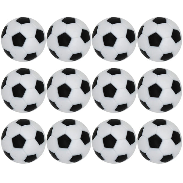 12pcs Mini Foosball Balls Table Foosball Soccer Replacement Footballs Table Soccer Balls