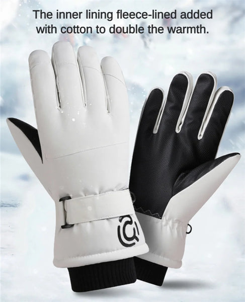 Ski Gloves Winter Warm Outdoor Sport Snowboard Snowmobile Cycling Skiing Gloves Men Women Kids Waterproof Non-slip Touch Screen