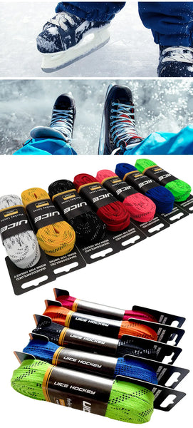 Skate Laces Dual Layer Braid 84/96/108/120in For Sports Roller Derby Skates Skates Boot Ice Hockey Skates Shoe Hockey Accessorie