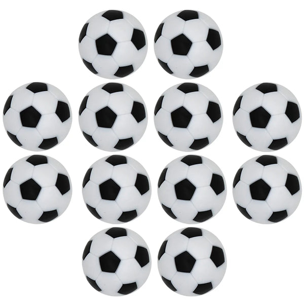 12pcs Mini Foosball Balls Table Foosball Soccer Replacement Footballs Table Soccer Balls