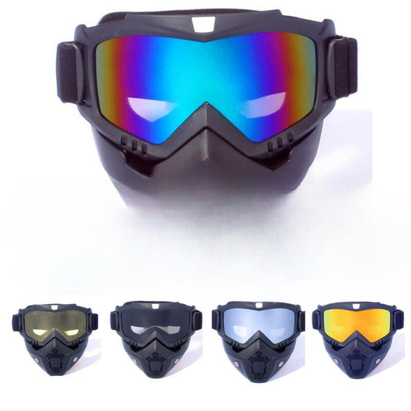 Ski Goggles Cycling Motocross Sunglasses Snowboard Eyewear Tactical Helmet Motorcycle Glasses Face Masks UV Protection Windproof