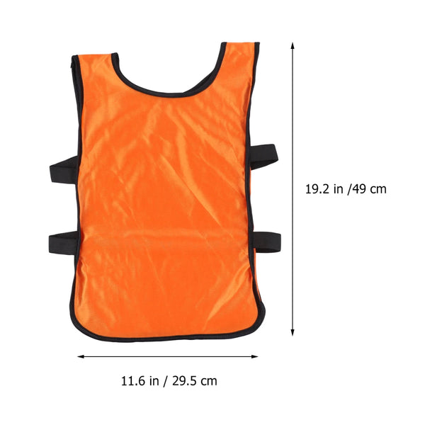 6pcs Kids Football Vest Breathable Pinnies Scrimmage Vest Sports Training Waistcoat Clothes For Basketball Cricket Soccer