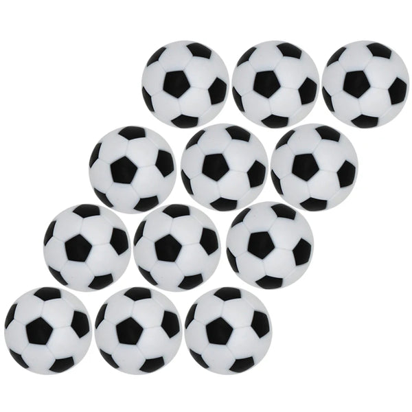 12pcs Mini Foosball Balls Table Foosball Soccer Replacement Footballs Table Soccer Balls