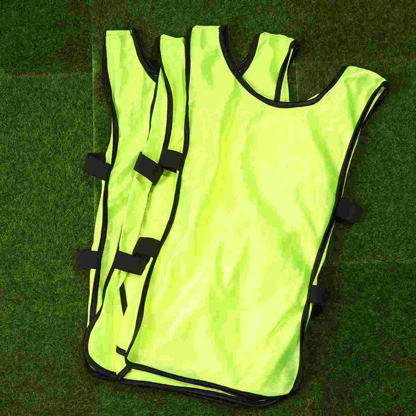 6 Pcs Training Vest Football Scrimmage Soccer Jersey Waistcoat Baby Bib Boys Tank Tops