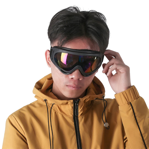 Winter Windproof Eyewear Glasses Dustproof Moto Cycling Lens Frame Ski Goggles Outdoor Sports Snowboard Transparent Glasses