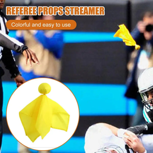 Referee Props Streamer Bright Color Soccer Tossing Flags American Football Game Throwing Flag Professional Football Penalty Flag