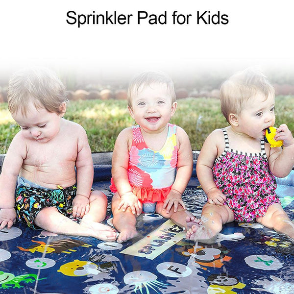 150/170cm Kids Inflatable Water spray pad Round Water Splash Play Pool Playing Sprinkler Mat