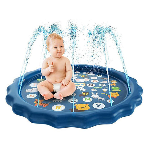 150/170cm Kids Inflatable Water spray pad Round Water Splash Play Pool Playing Sprinkler Mat