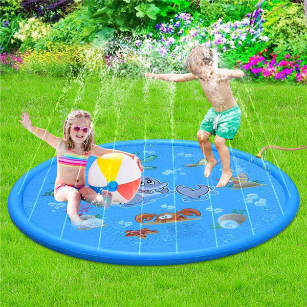 Splash Pad Water Sprinkler Mat for Kids Outdoor Summer Toys Baby Swimming PVC Pool Play for Children