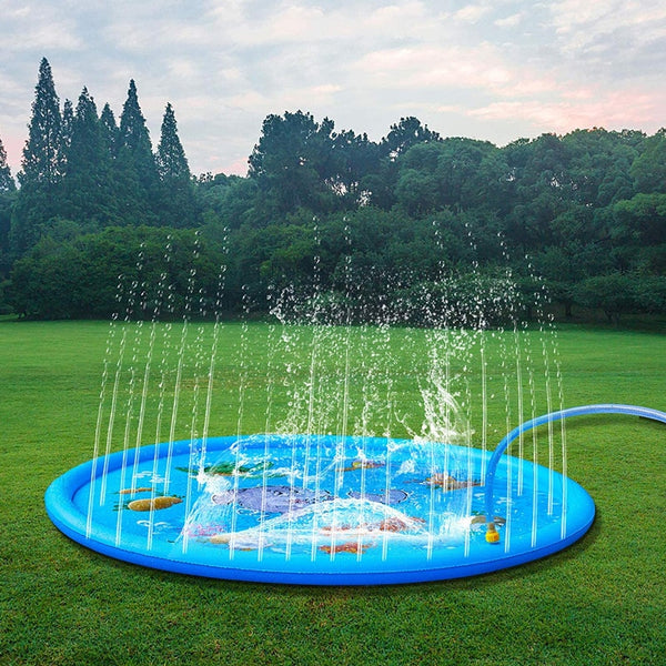 Splash Pad Water Sprinkler Mat for Kids Outdoor Summer Toys Baby Swimming PVC Pool Play for Children