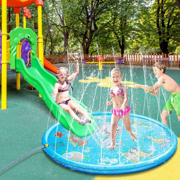 Splash Pad Water Sprinkler Mat for Kids Outdoor Summer Toys Baby Swimming PVC Pool Play for Children