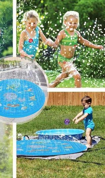 Splash Pad Water Sprinkler Mat for Kids Outdoor Summer Toys Baby Swimming PVC Pool Play for Children