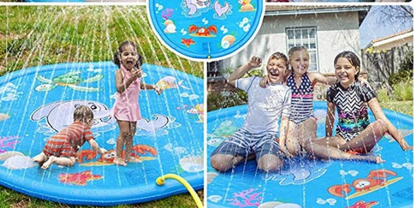 Splash Pad Water Sprinkler Mat for Kids Outdoor Summer Toys Baby Swimming PVC Pool Play for Children