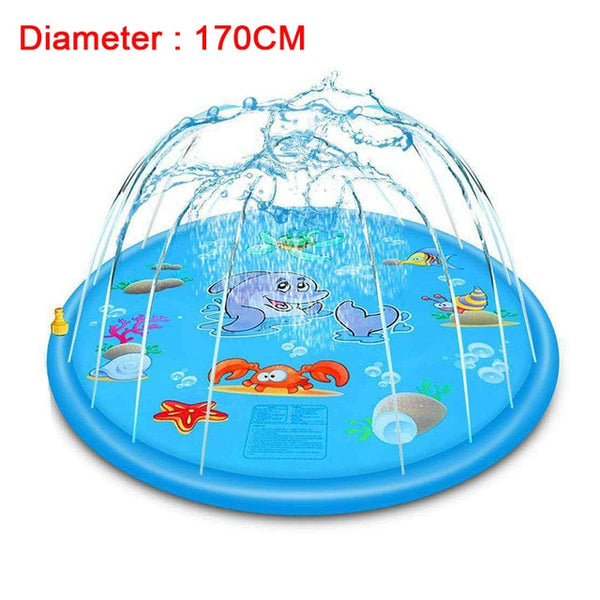 Splash Pad Water Sprinkler Mat for Kids Outdoor Summer Toys Baby Swimming PVC Pool Play for Children